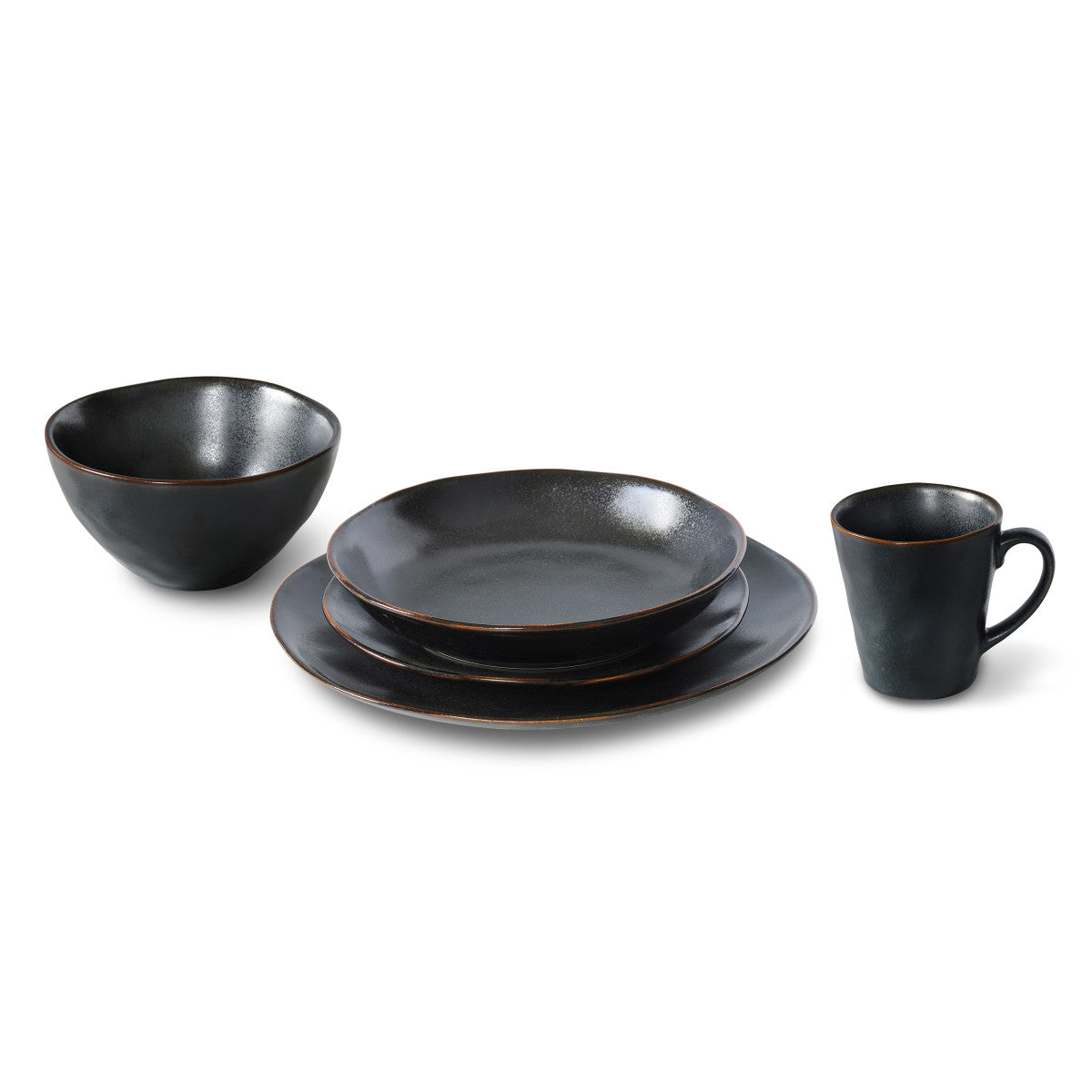 Vertigo Volcan - Assiette dessert 21 cm (lot de 6) Médard de Noblat - Mathon - 3