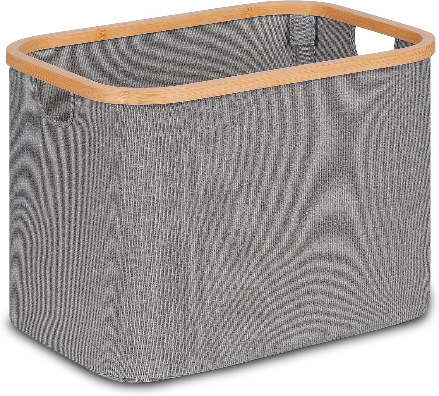 Panier à linge 50 L en coton gris Vendos85 - Mathon