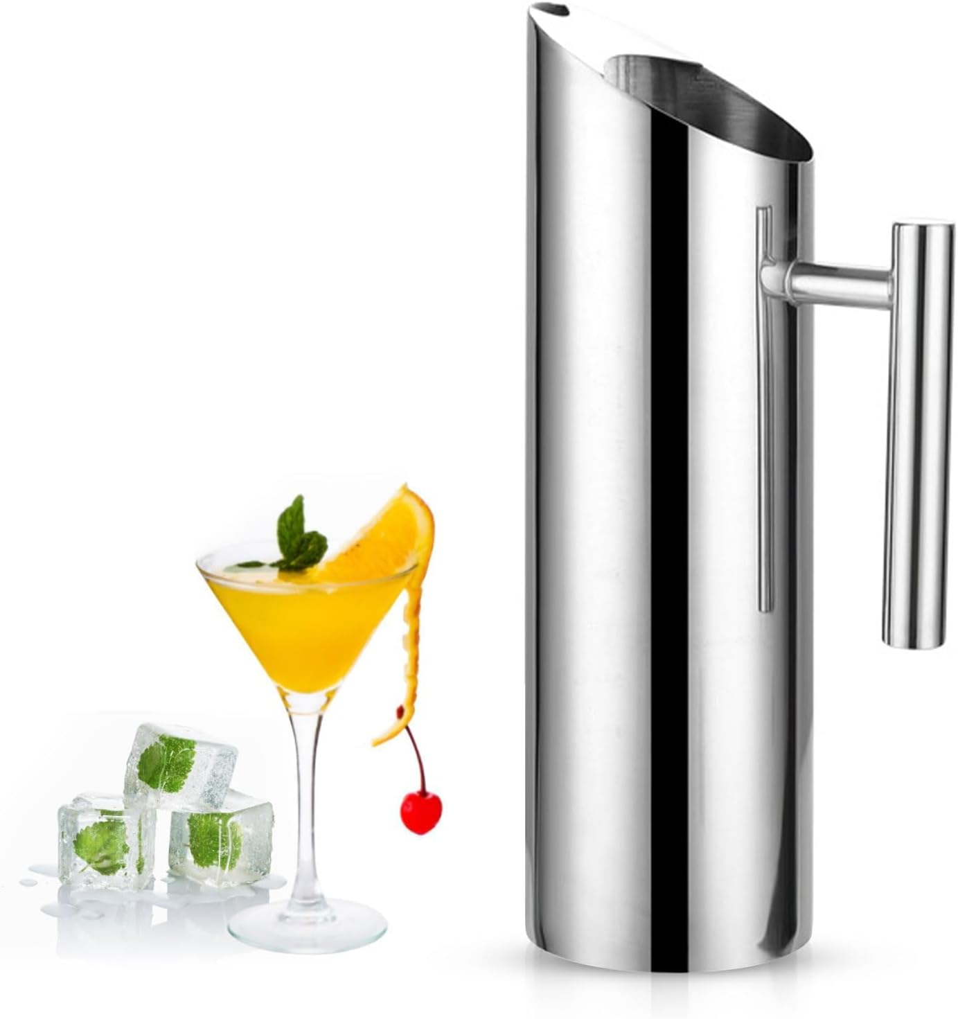 Pichet à eau en acier inoxydable 1,5 L Vendos85 - Mathon