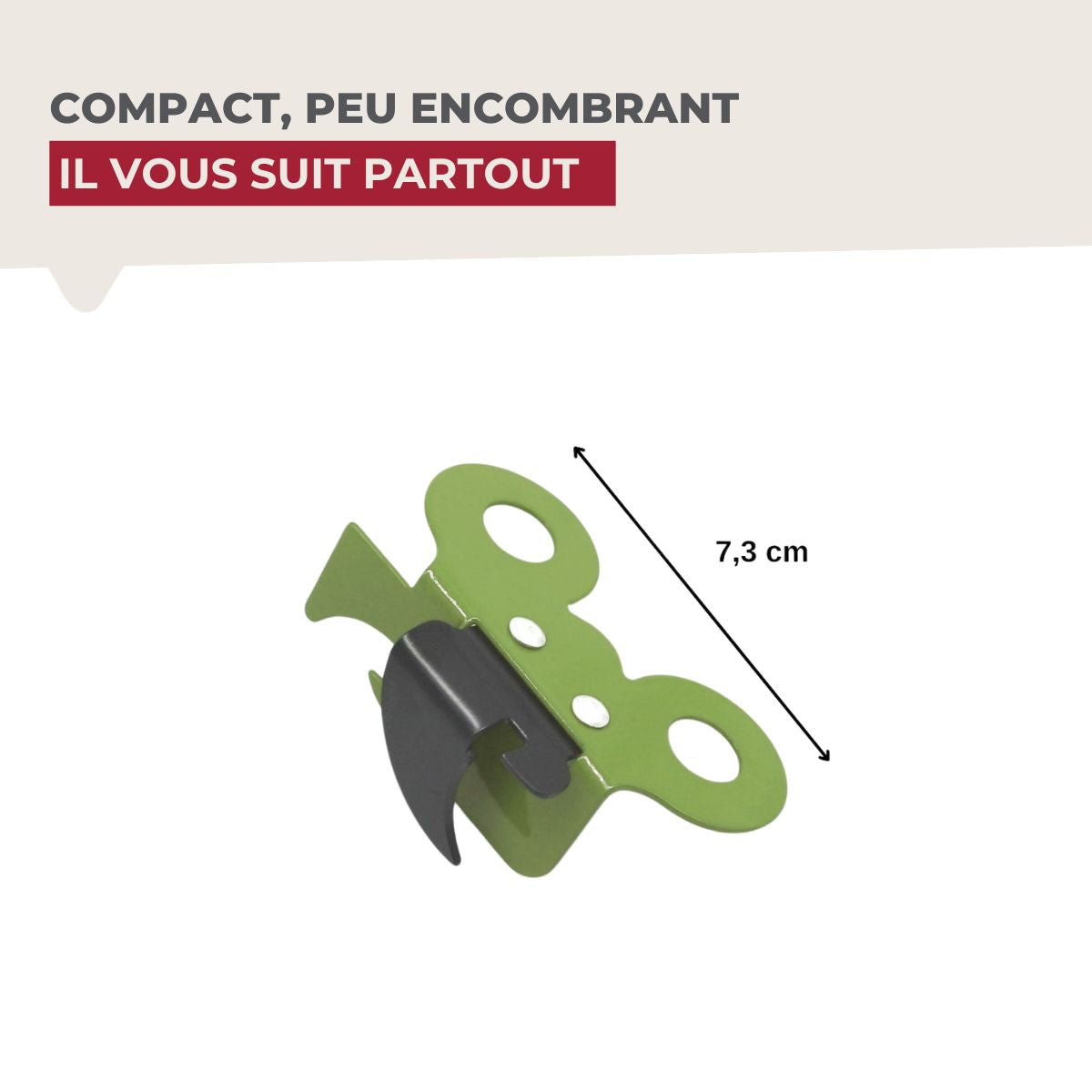 Ensemble de 3 Ouvre-boîte manuel papillon Fackelmann - Mathon - 3