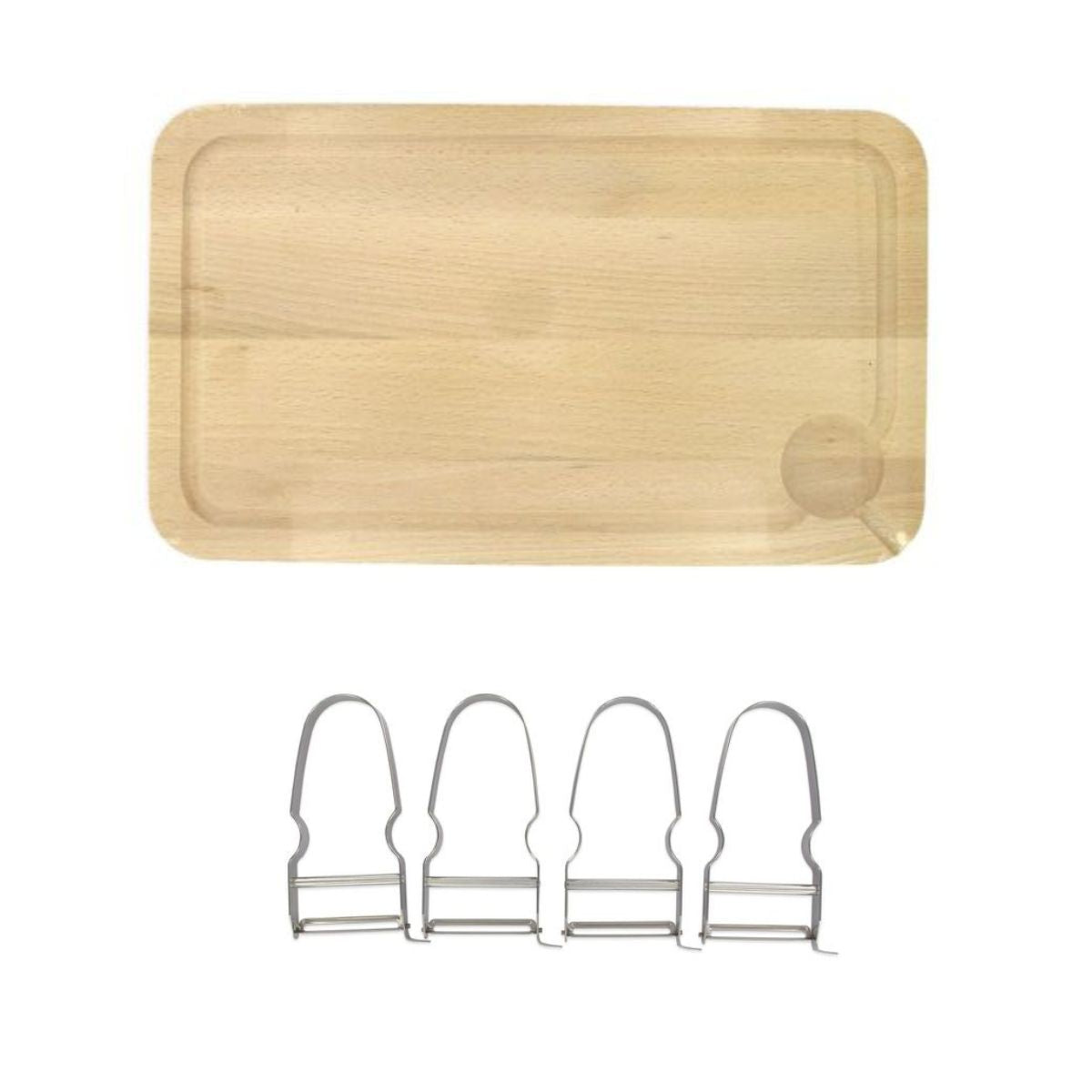 Lot de 2 Planches à découper et 4 éplucheurs à légumes  Gourmet édition FM Professional - Mathon - 1