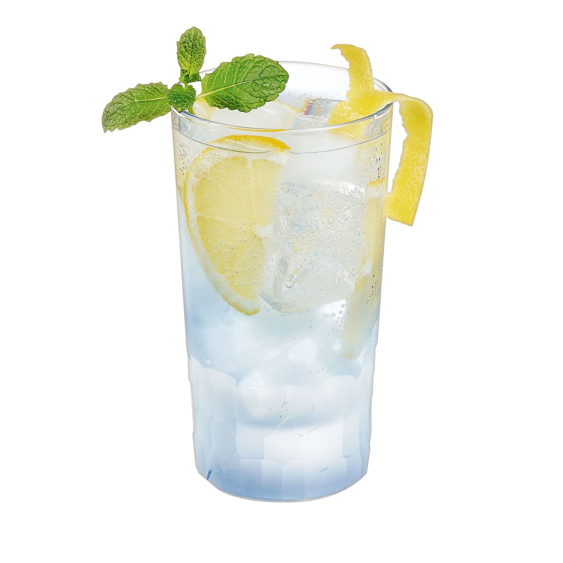 6 verres forme haute 33cl Intuition Colors Blue Cristal d