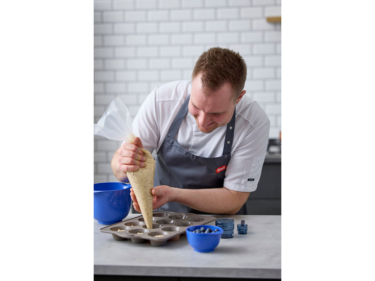 Bol à mixer NEW MARGRETHE en durostima® Bleu électrique Rosti - Mathon - 10