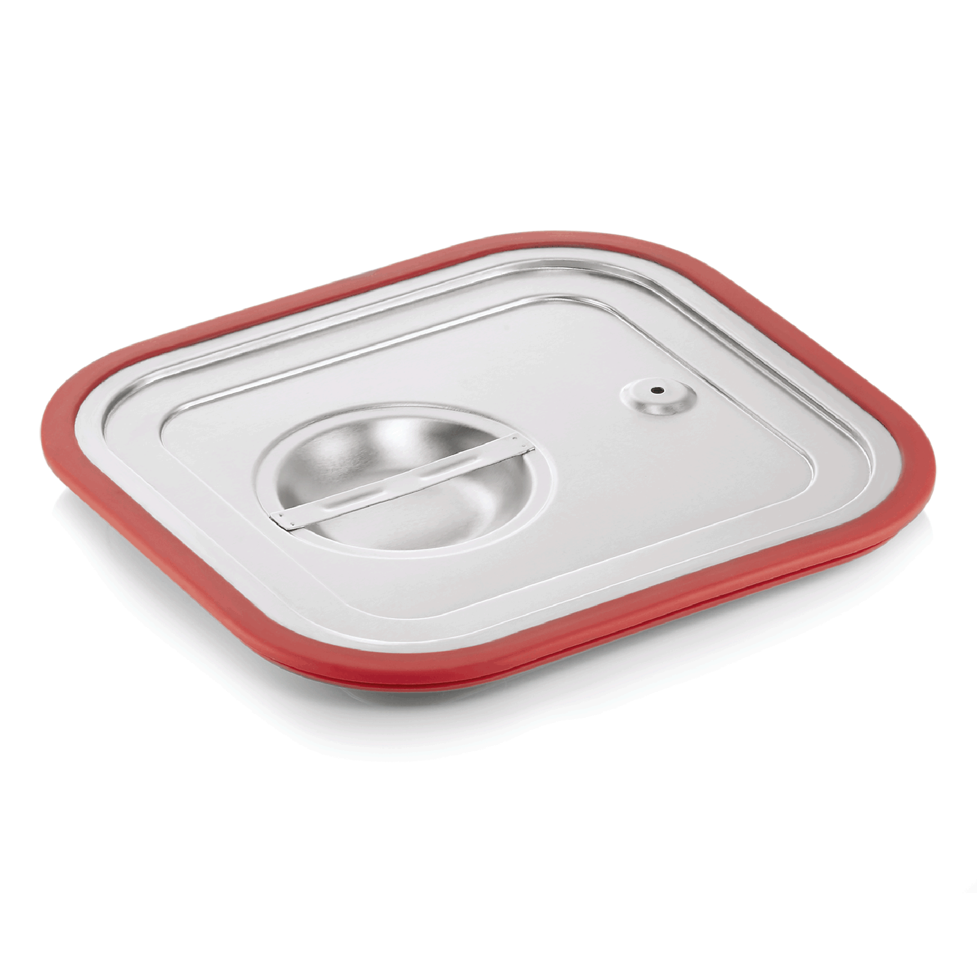 Couvercle de transport GN joint 1 GN 2/3 en Acier au nickel-chrome - WAS Germany - Mathon