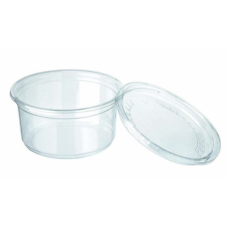 50Pcs - Pot Deli rond PLA transparent   H73mm 450ml FirstPack - Mathon - 2