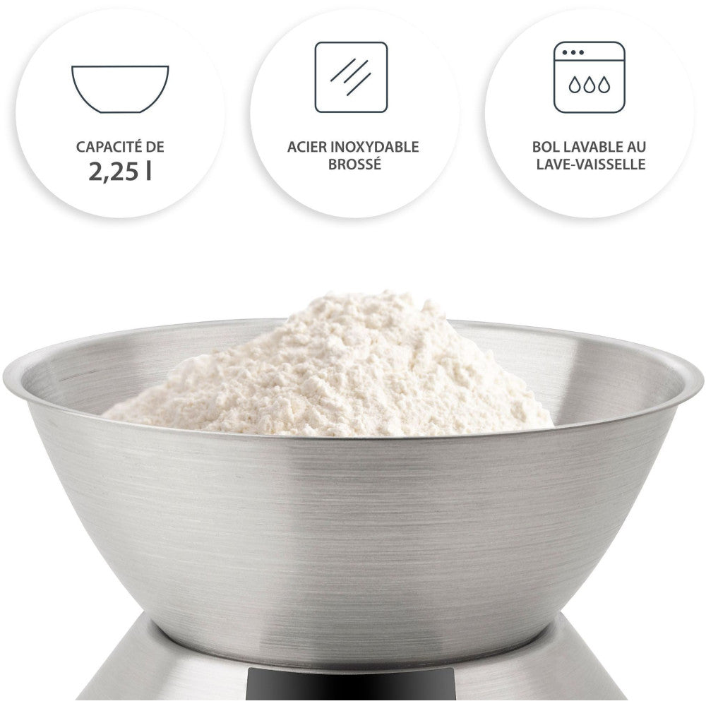 Balance De Cuisine Digitale - Ade - Hanna - Acier Inoxydable/plastique - 23 X 16,5 Cm- Inclus 3 Piles Aaa ADE - Mathon - 2