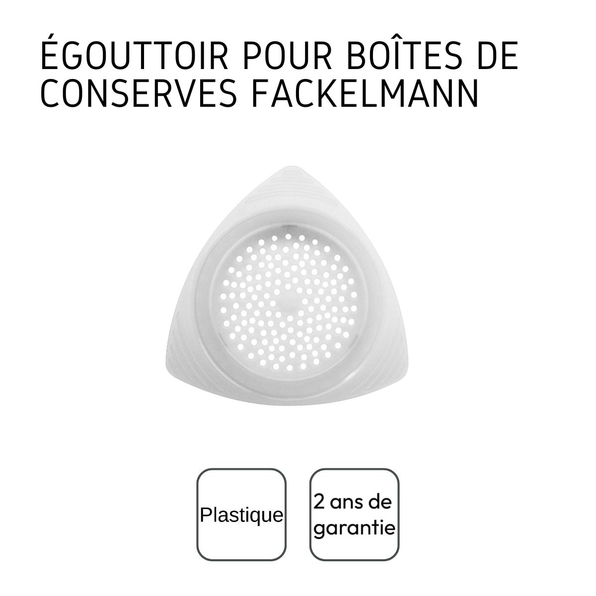 Egouttoir pour boîtes de conserves  Basic Fackelmann - Mathon - 4