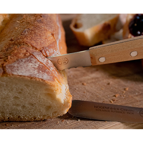 Petit couteau à pain Classic 11 cm Bois de hêtre Nogent - Mathon - 3