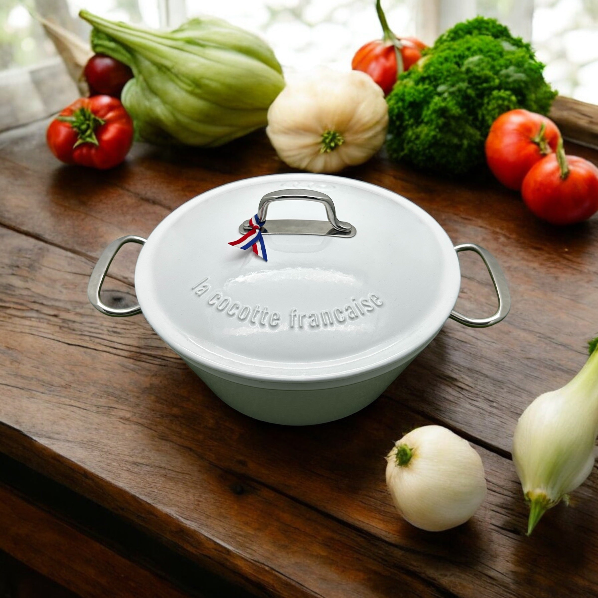 Cocotte blanc neige La cocotte française - Mathon - 1