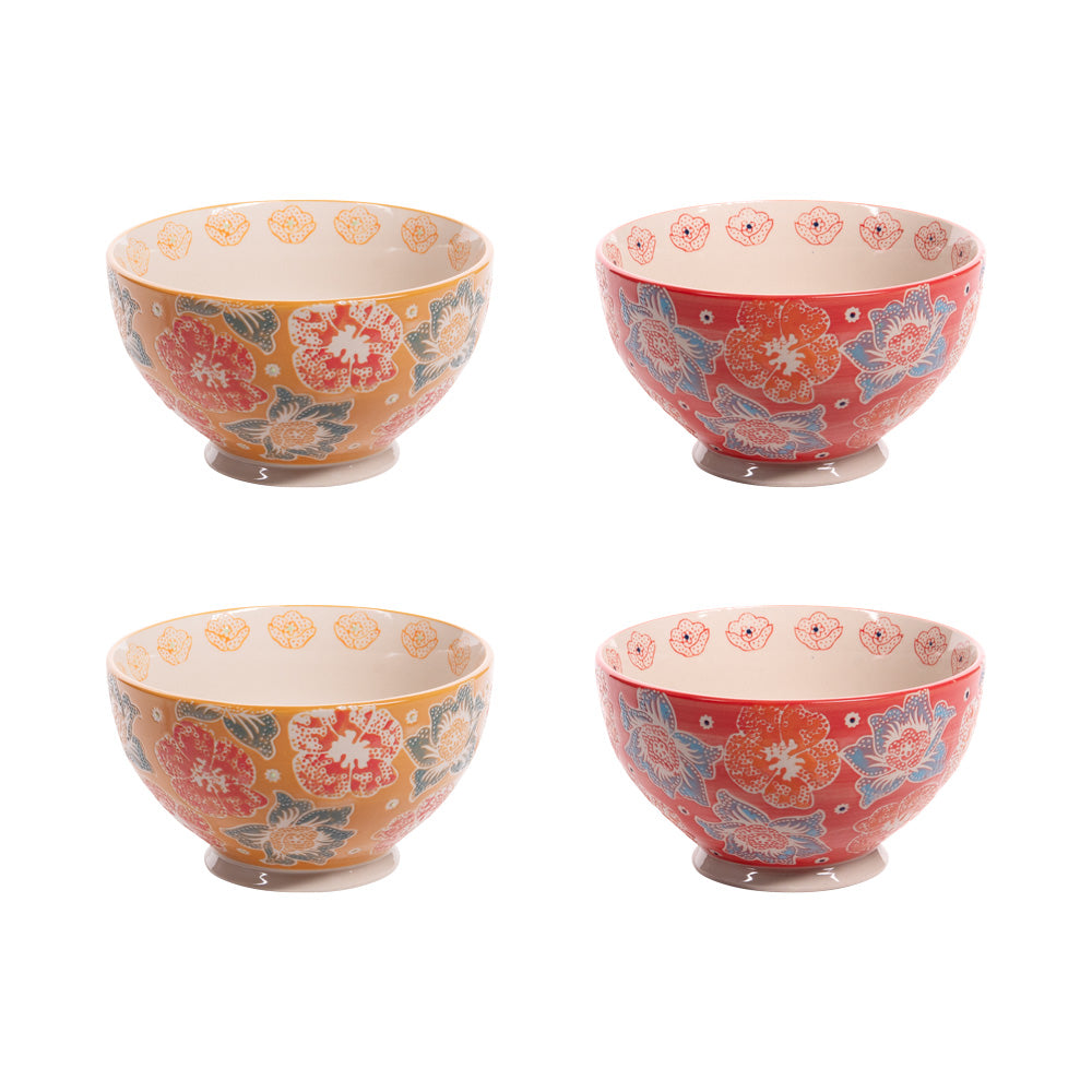 Coffret de 4 bols Zephyr 14 cm Table passion - Mathon - 1