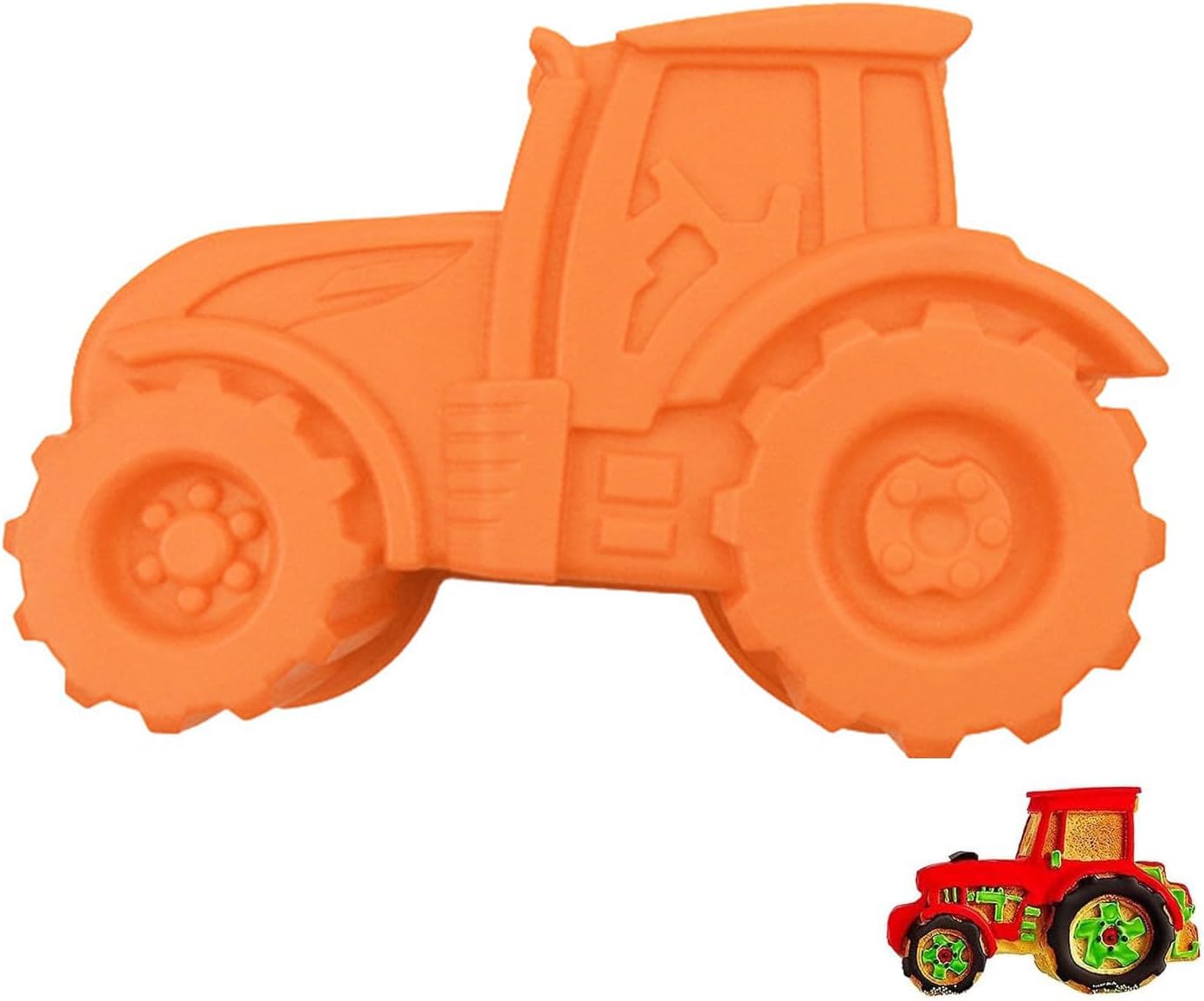 Moule de Cuisson Tracteur silicone orange Vendos85 - Mathon
