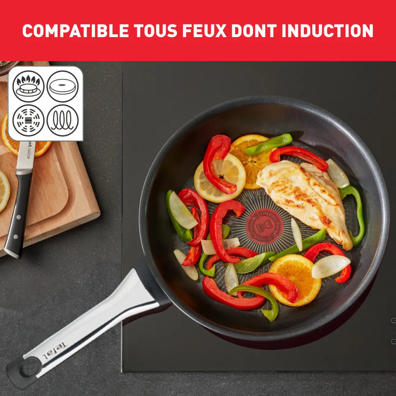 Poêle 28cm Excellence Tefal - Mathon - 6