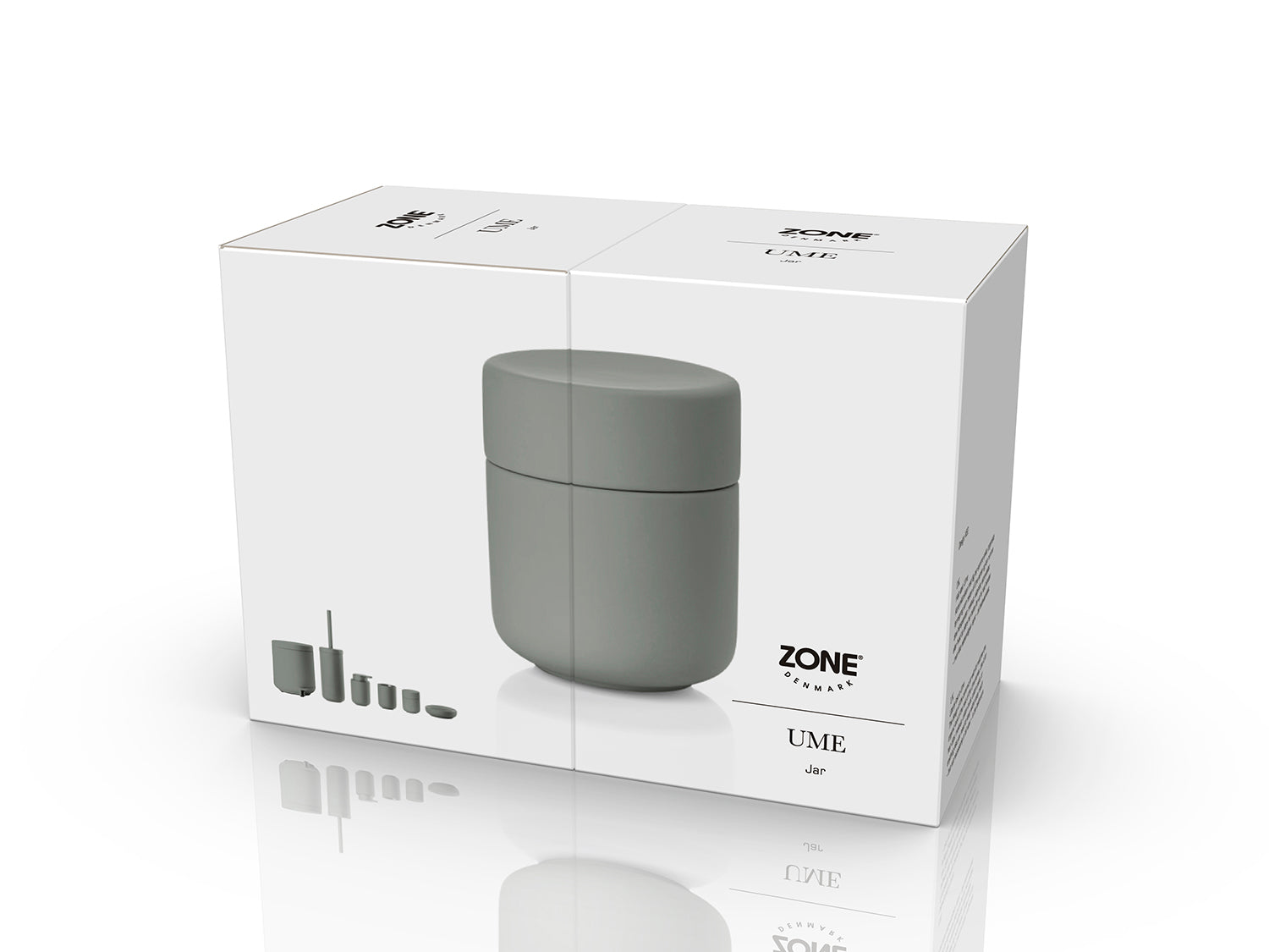 Pot avec couvercle UME en grès Taupe Zone Denmark - Mathon - 5