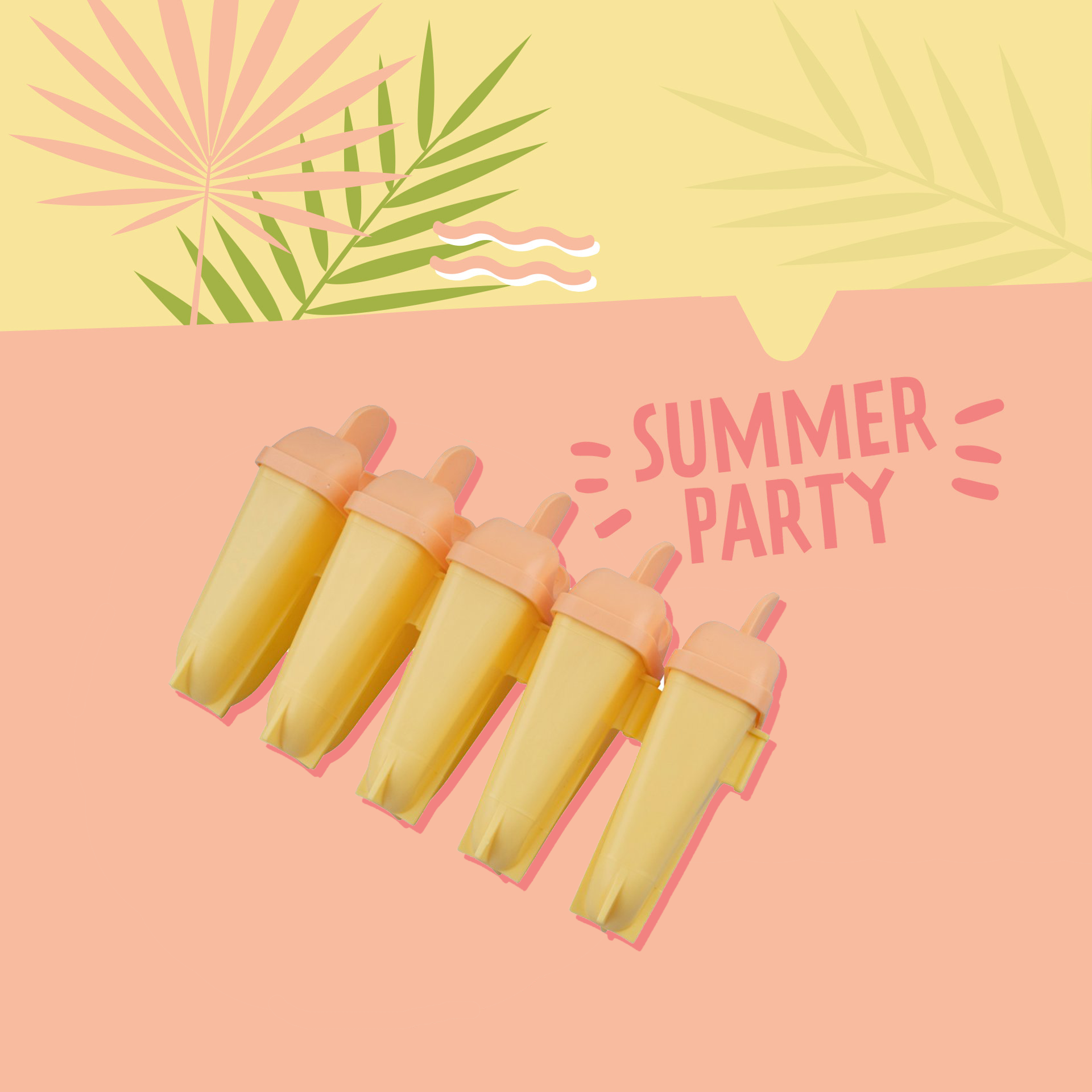 Lot de 5 moules pour glaces à l