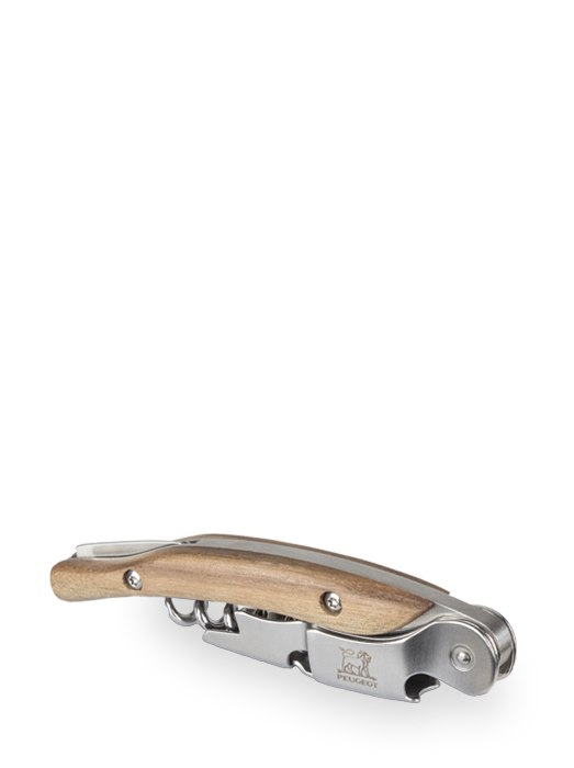 Malbec Tire-bouchon sommelier à double levier, noyer, 13cm - 5in,Tire-bouchon sommelier à double levier, noyer, 13cm - 5in Peugeot - Mathon - 1