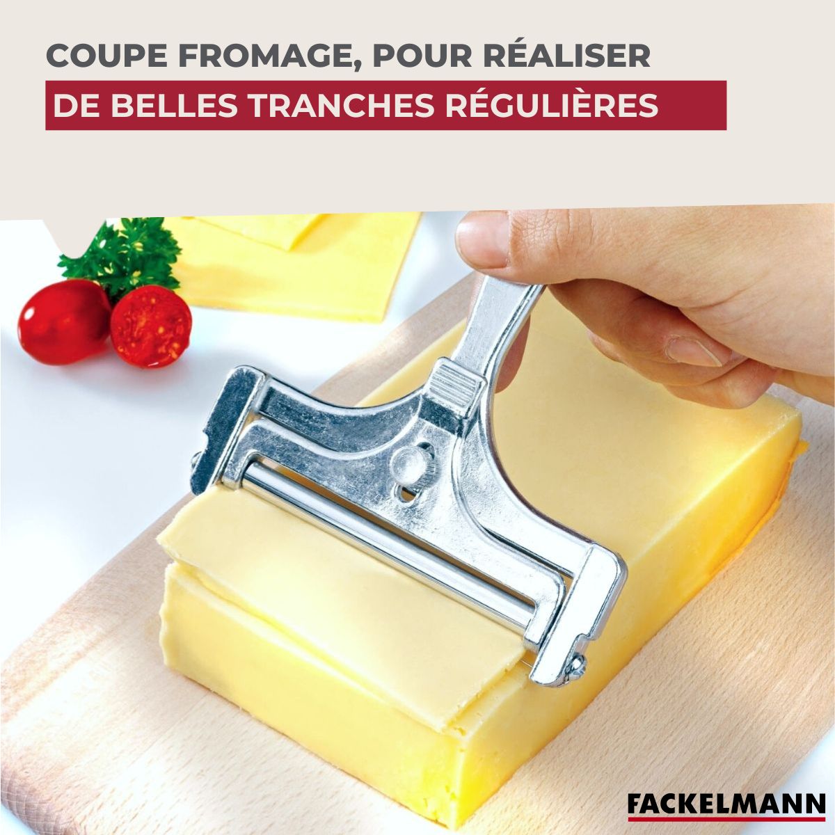 Coupe fromage en tranche en aluminium 15 cm  Spécialités Culinaires Fackelmann - Mathon - 3