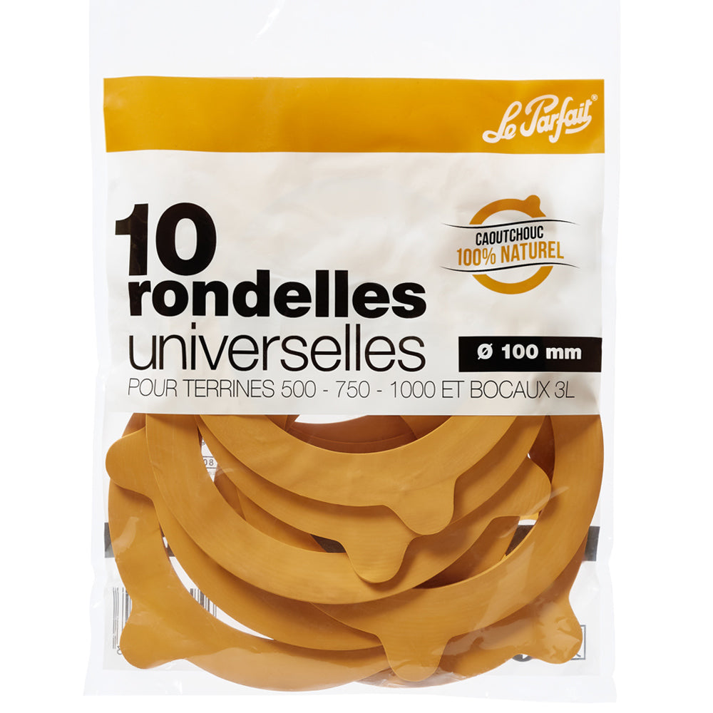 Sachet de 10 rondelles à bocaux 10 cm Le Parfait - Mathon - 1