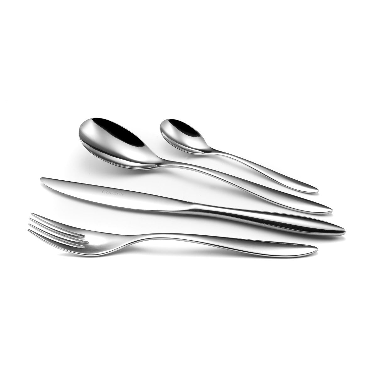 Epsilon - Fourchette et cuillère de service en coffret Couzon - Mathon - 4