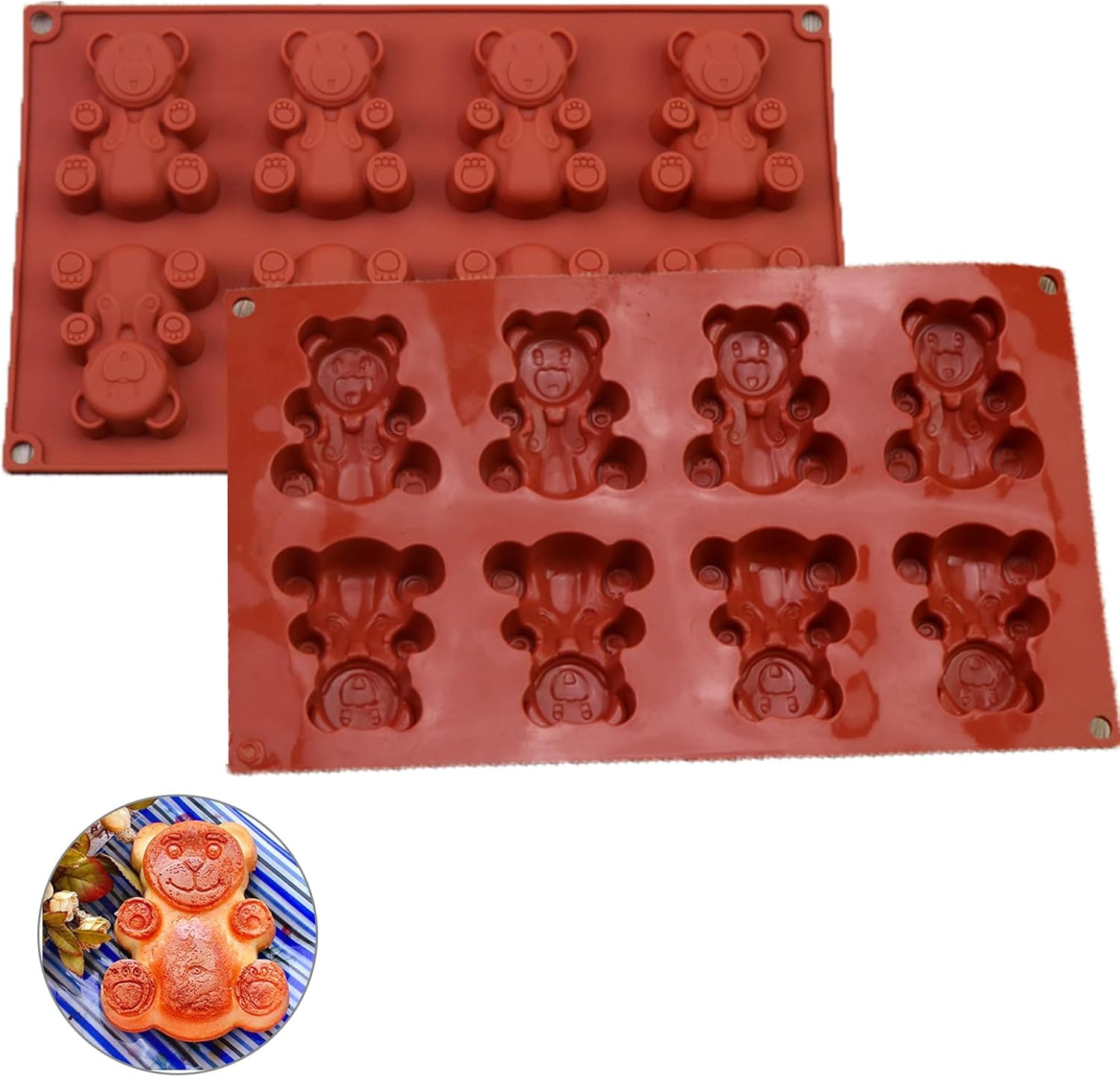Moule en Silicone Oursons Guimauve Vendos85 - Mathon