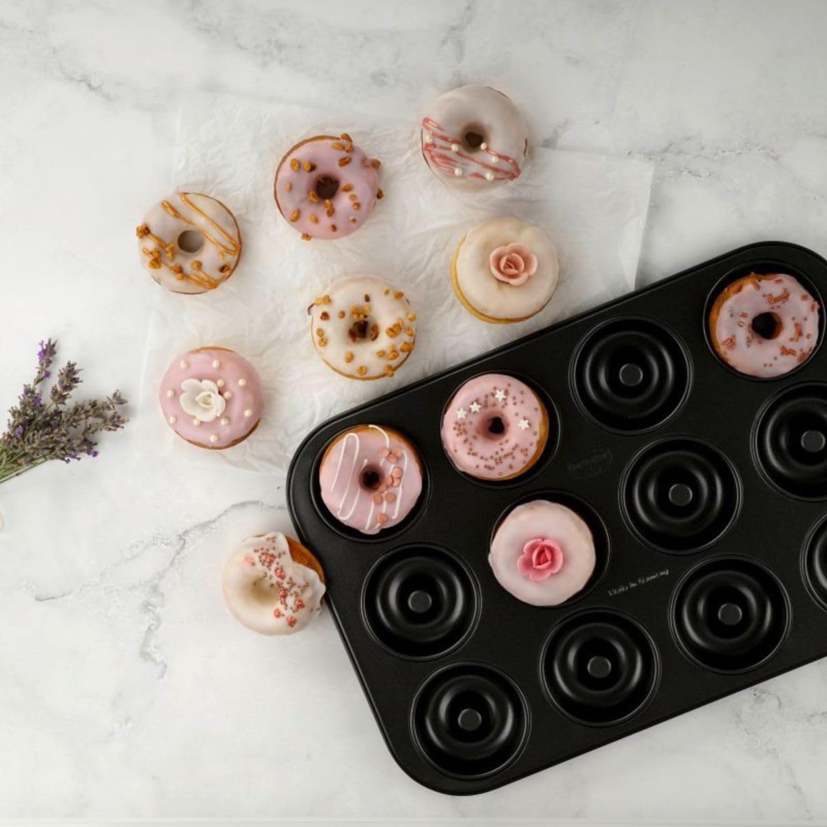 Moule donut et bagel 12 empreintes 26,5 x 38,5 cm Dr. Oetker Tradition Dr. Oetker - Mathon - 2