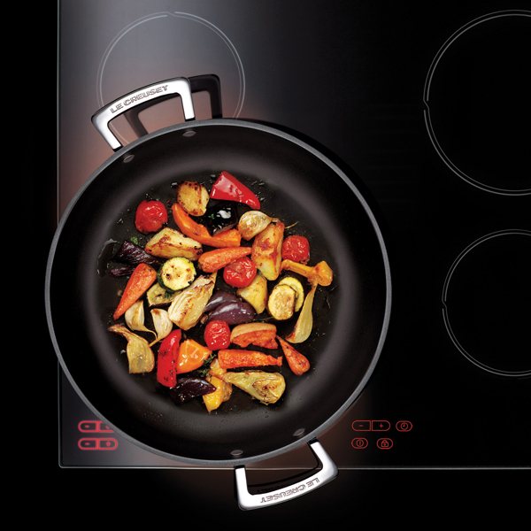 Sauteuse provençale et couvercle Les Forgées 30 cm Le Creuset - Mathon - 2