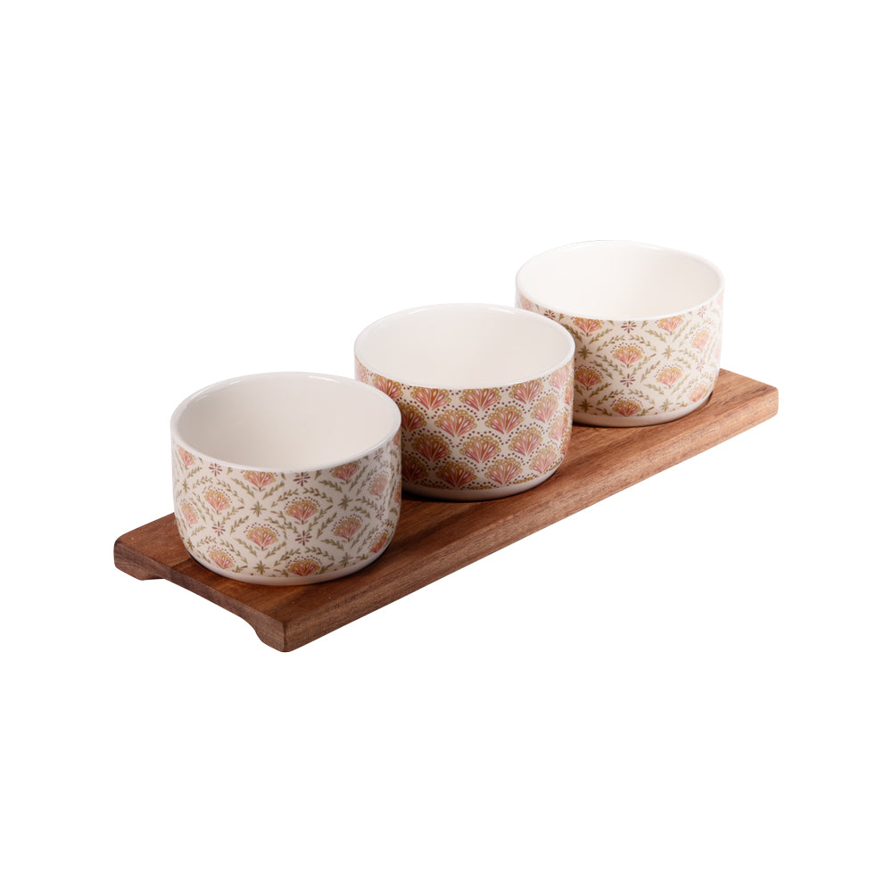 Set apéritif 3 pièces Rangoli Table passion - Mathon - 2