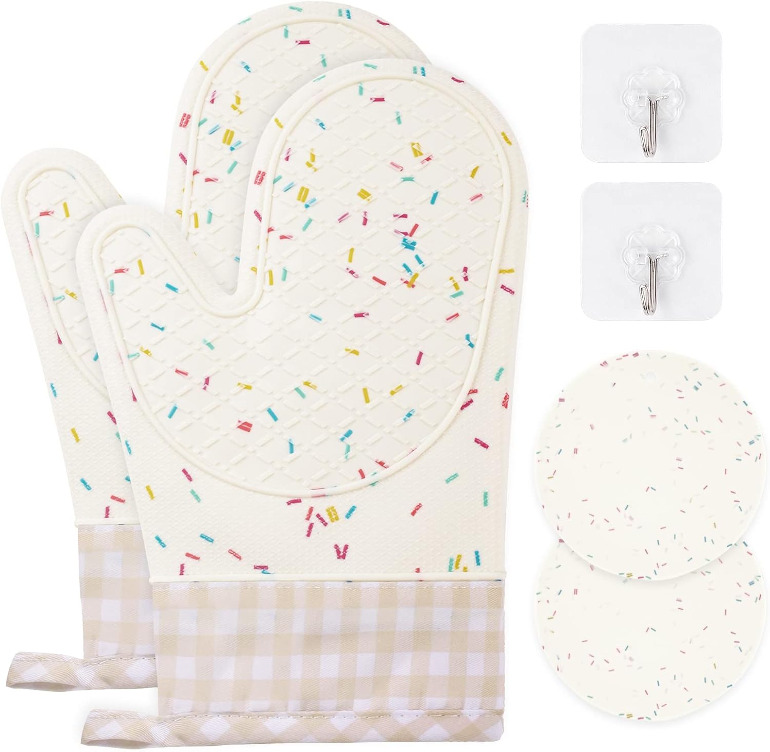 Gants de Cuisine Silicone 28 cm Anti-Chaleur Vendos85 - Mathon