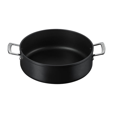 Sauteuse rondeau anti-adhérente Les Forgées 30 cm et couvercle en verre Le Creuset - Mathon - 2