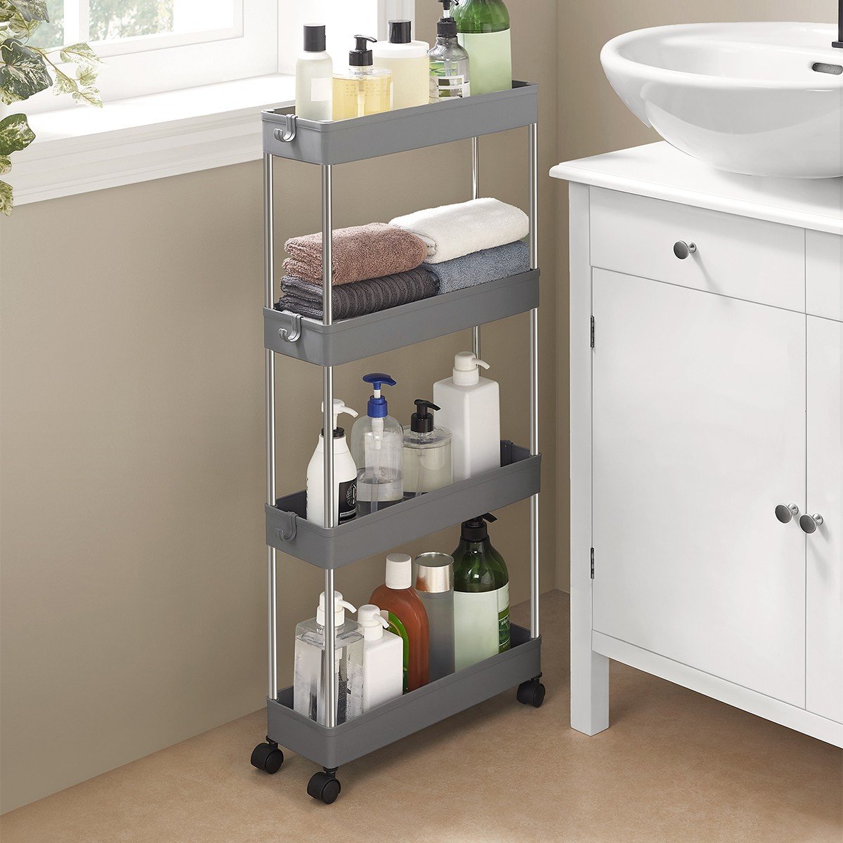 Desserte à roulettes à 4 étages - H88 cm Calicosy - Mathon - 2