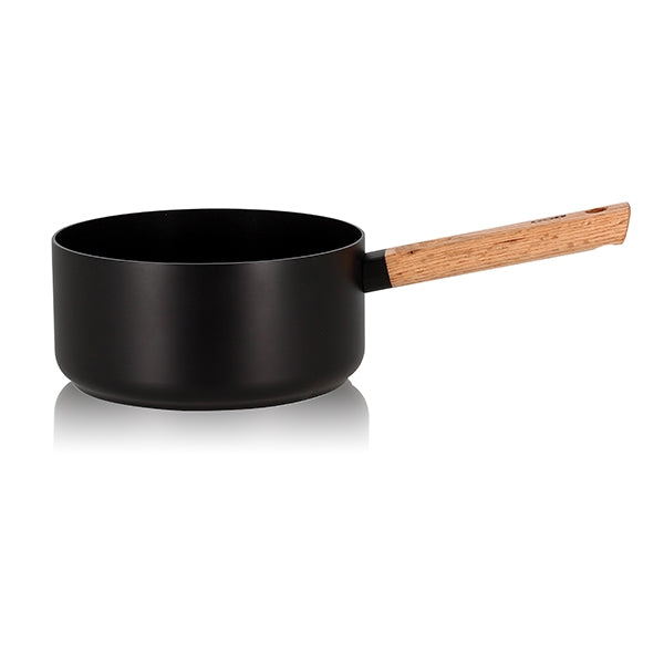 Casserole Ector induction manche en bois 20 cm Ogo - Mathon - 1
