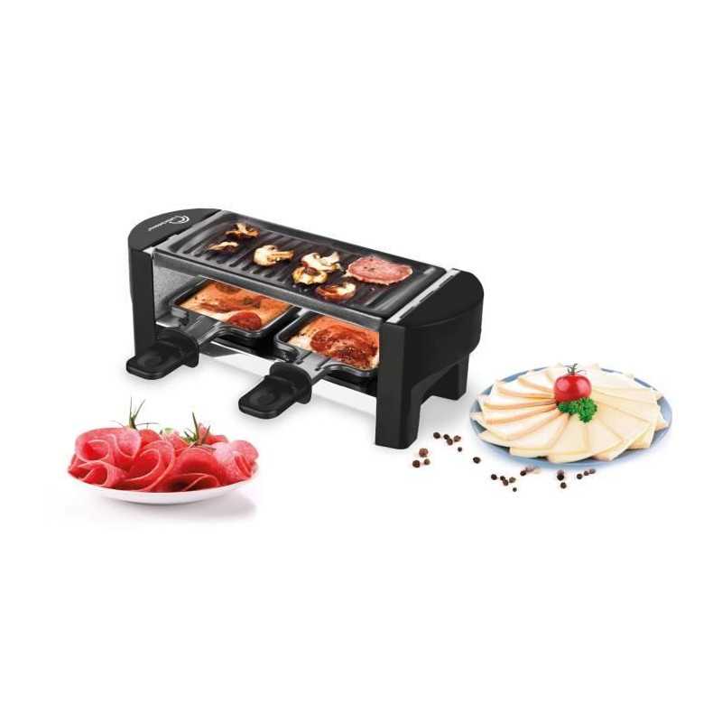 Appareil A Raclette - Little Balance - Juste Nous 2 - 350 W - 2 Personnes - Blanc / Noir Little Balance - Mathon - 1