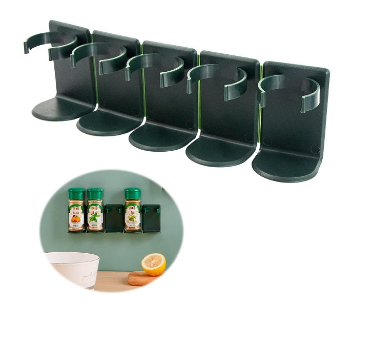 Porte-épices Étagère Sans Percer Autocollant Pour Bocaux Épices Vendos85 - Mathon