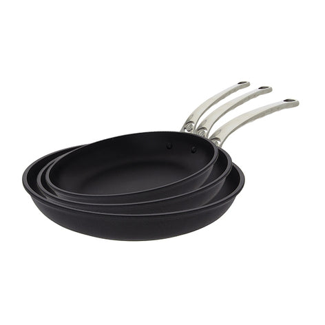 Lot de 3 poêles anti-adhérentes 20, 24 et 28 cm Choc Extrême De Buyer - Mathon - 1