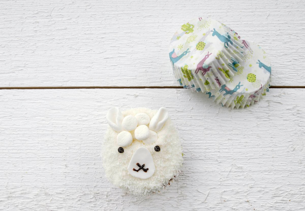 Lot de 50 moules à muffins en papier motif lama et cactus 7 cm Zenker Smart Pastry Zenker - Mathon - 6