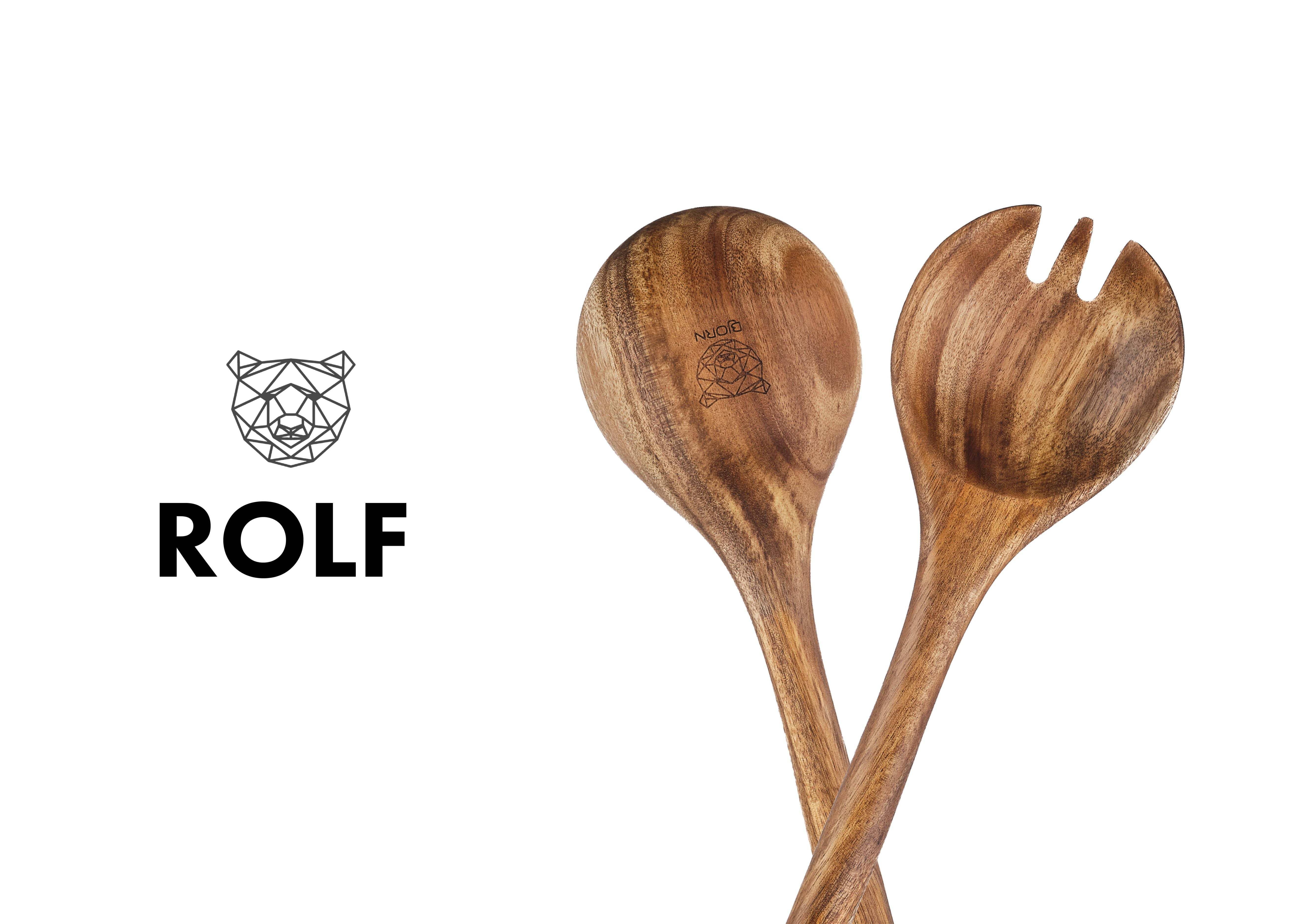 Couverts à salade en bois d