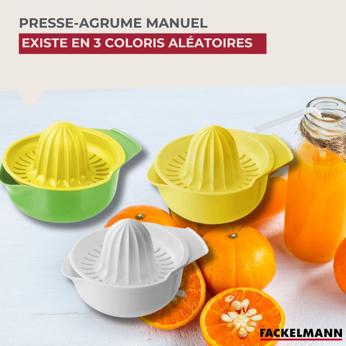 Presse-agrume manuel  Colors Edition Fackelmann - Mathon - 2