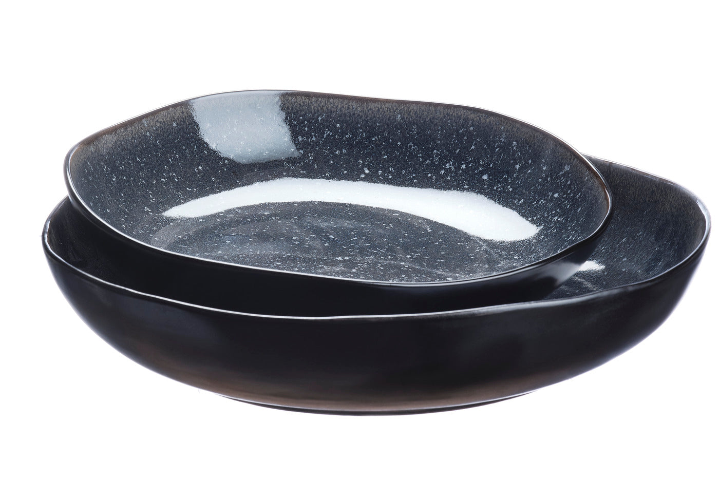 Corbeille à fruits IRIS Ø27,5cm et Ø32,5cm - 2 pièces - Bleu nuit Björn - Mathon - 3