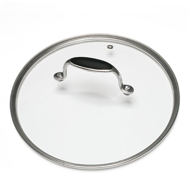 Lot sauteuse antiadhérente inox avec contre-poignée et couvercle en verre Excell’Inox 28 cm Mathon - Mathon - 4