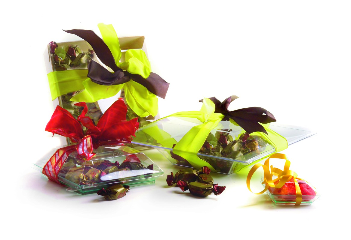 50Pcs - Elément de plateau réemployable plastique vert transparent "Klarity"  130x62mm FirstPack - Mathon - 5