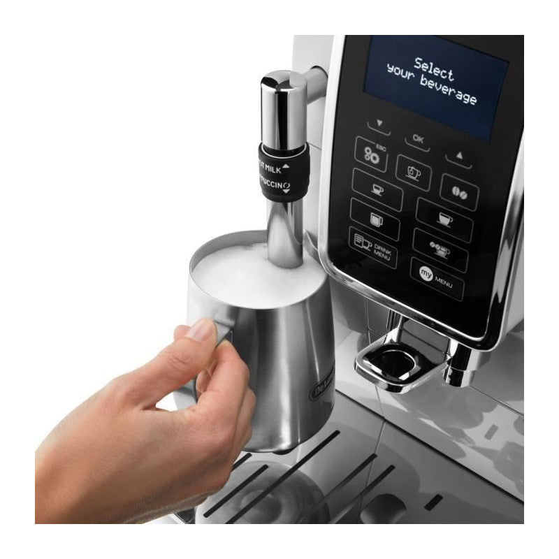Ecam 350.35.w Expresso Broyeur  Dinamica Ecran 4 Recettes - Blanc Delonghi - Mathon - 4