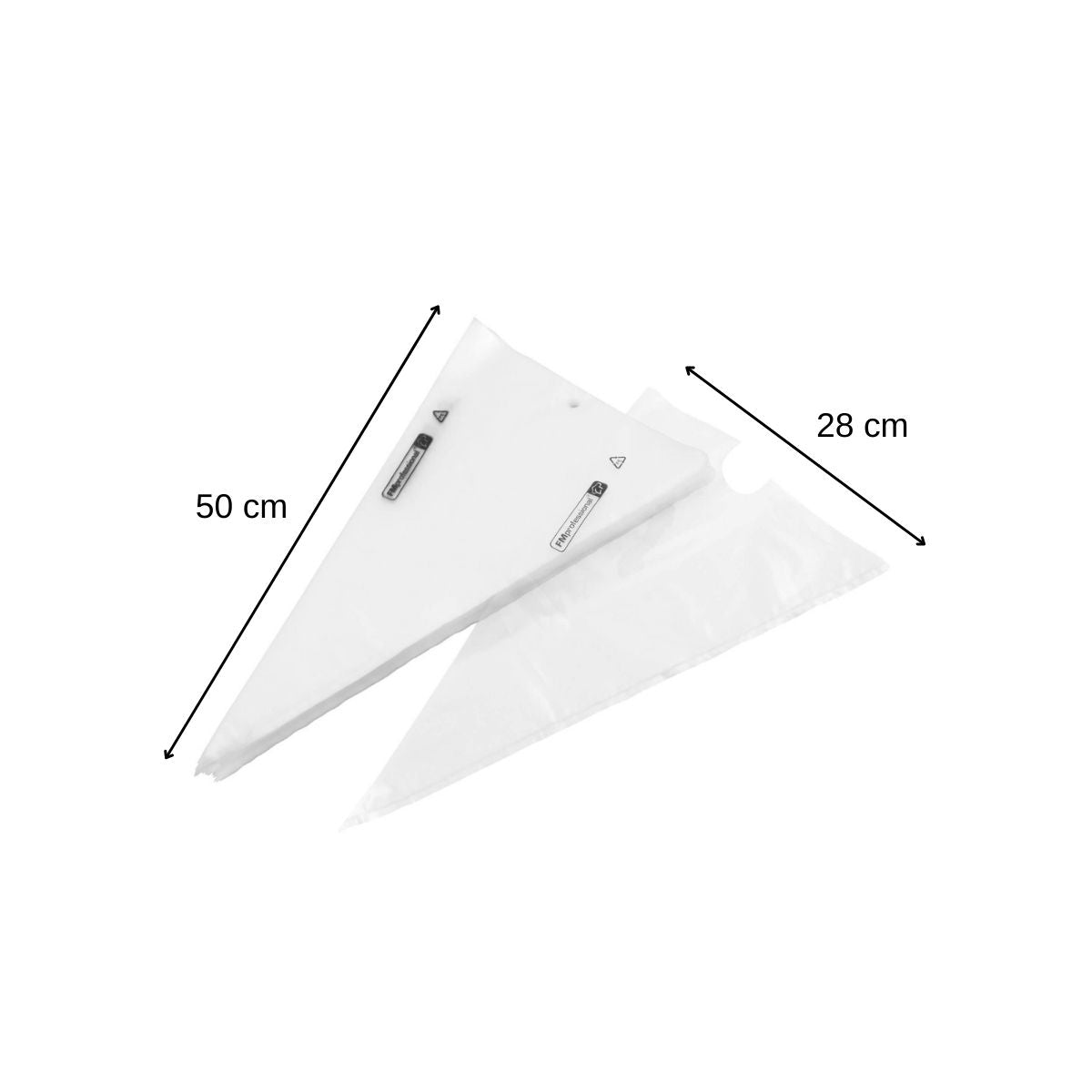 Lot de 100 poches à douille jetables 50 cm FM Professional - Mathon - 3