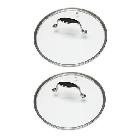 Lot de 2 couvercles en verre Excell