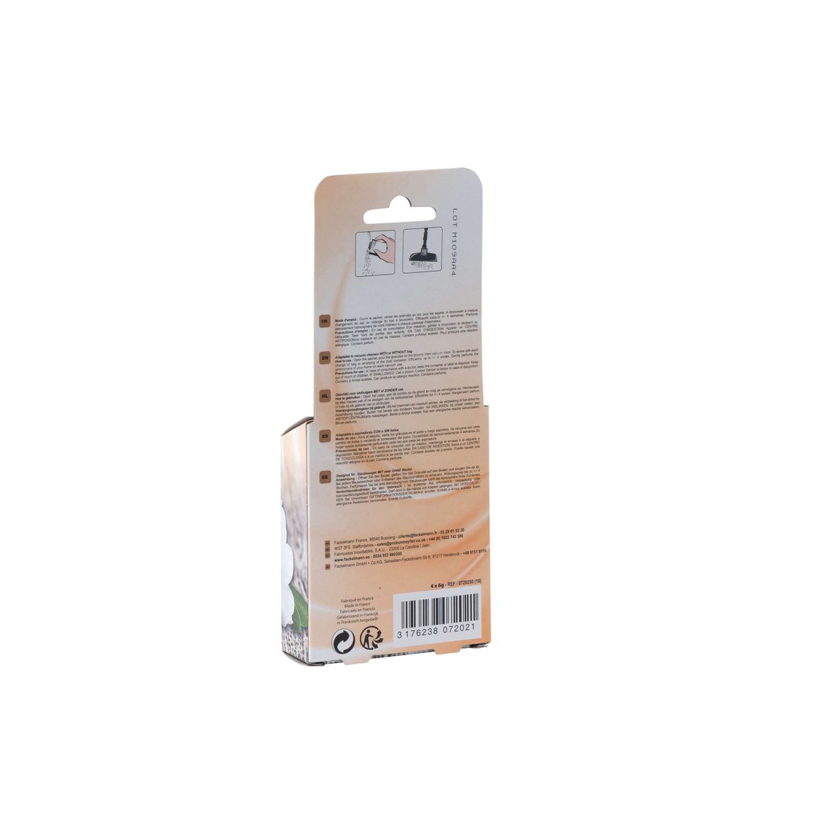 Sachets de granulés de parfum pour aspirateur à la vanille TopFilter TopFilter - Mathon - 7