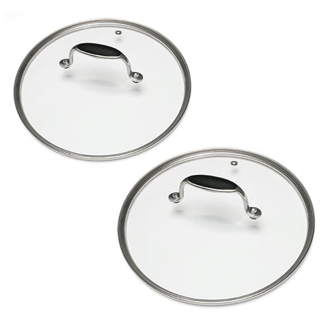 Lot de 2 couvercles en verre Excell