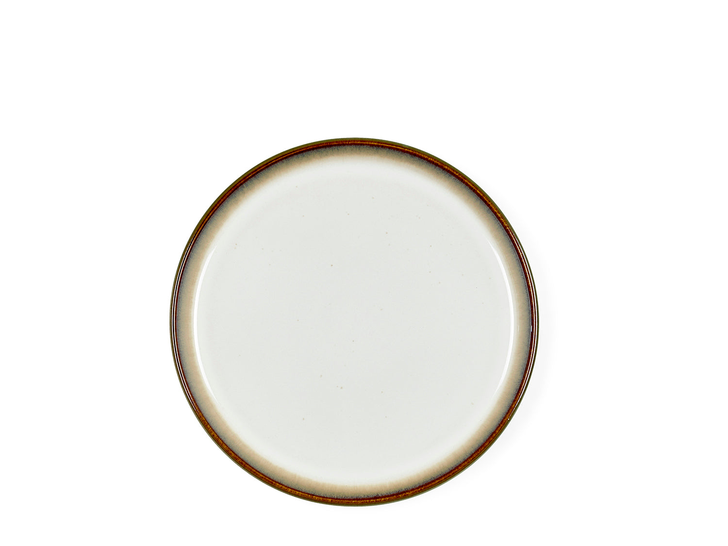 Assiette GASTRO en grès Gris/Crème Bitz - Mathon - 1