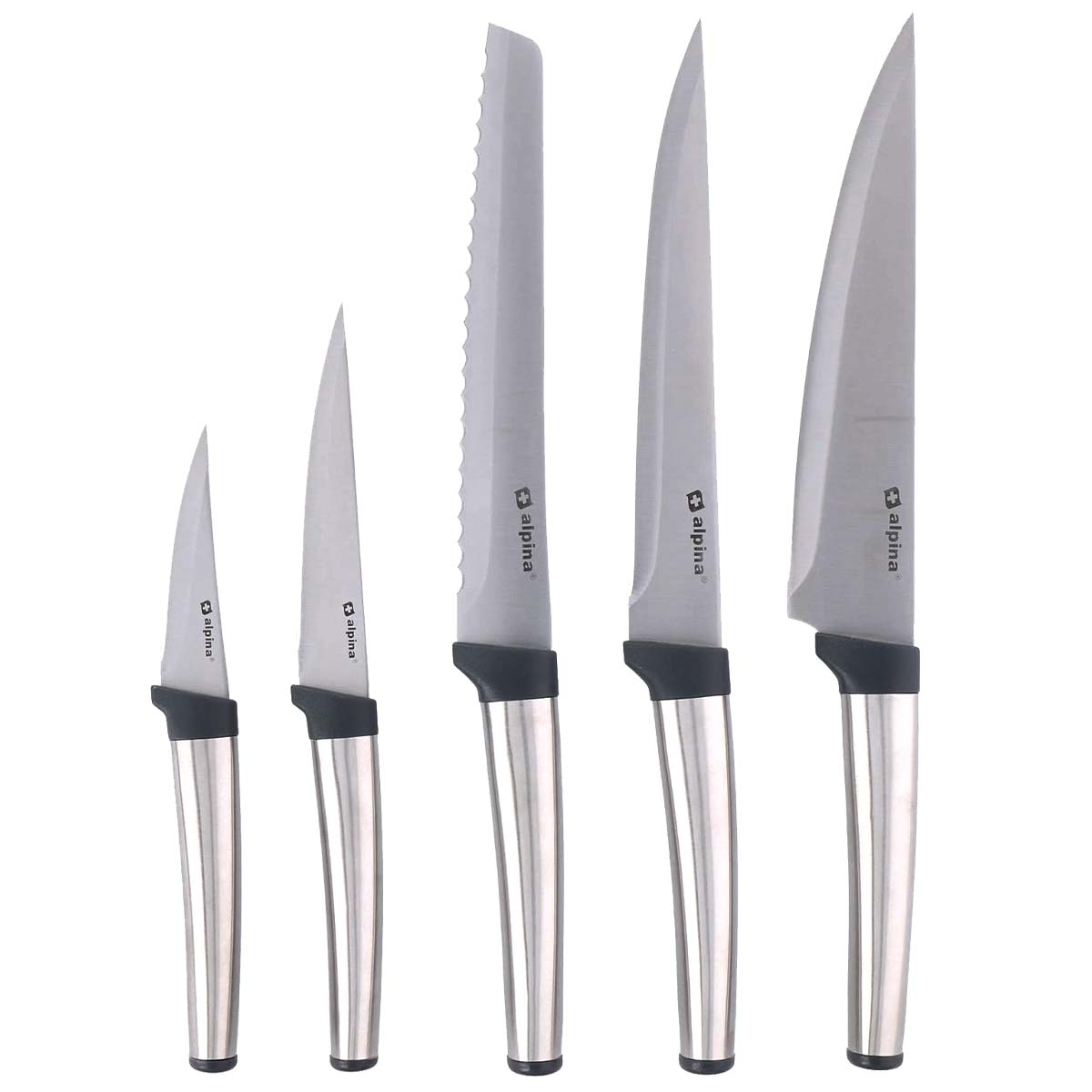 Set de Couteaux 5 Pièces Inox Alpina - Mathon - 3