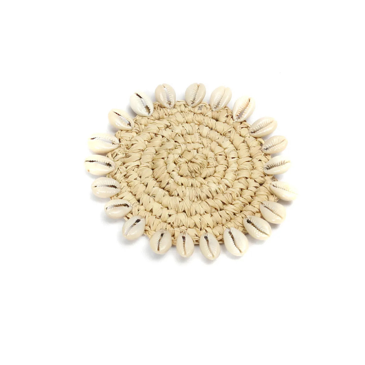 Le Sous-Verre Raffia Shell - Naturel Bazar Bizar - Mathon - 1