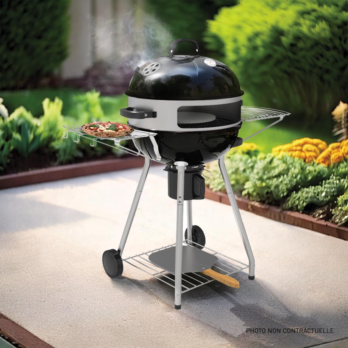 Four à pizza pour barbecue au charbon Ø57 cm – 3 pièces Laguiole Cuisson - Mathon - 5