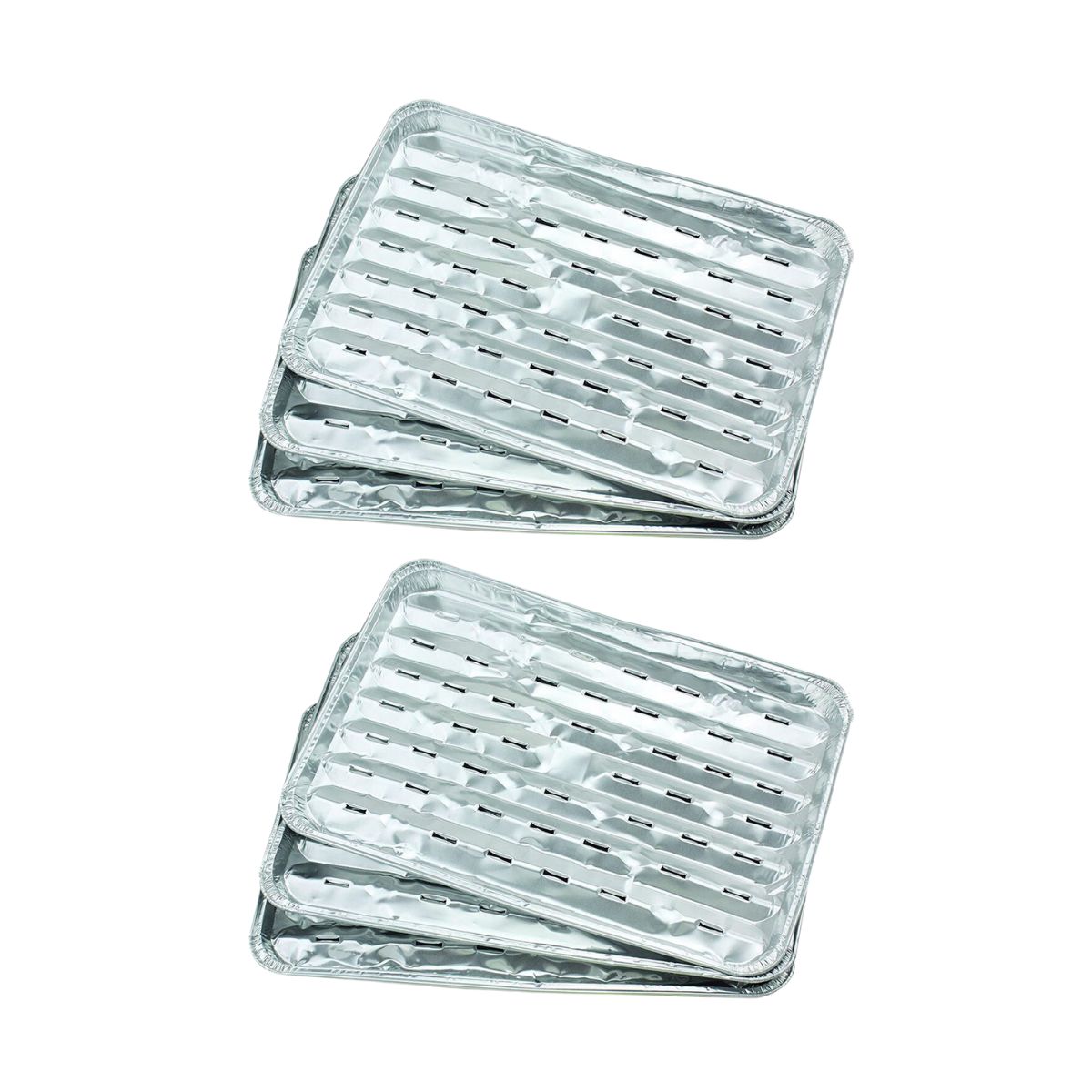 Lot de 10 barquettes en aluminium 34 x 23 cm   Barbecue Fackelmann - Mathon - 1