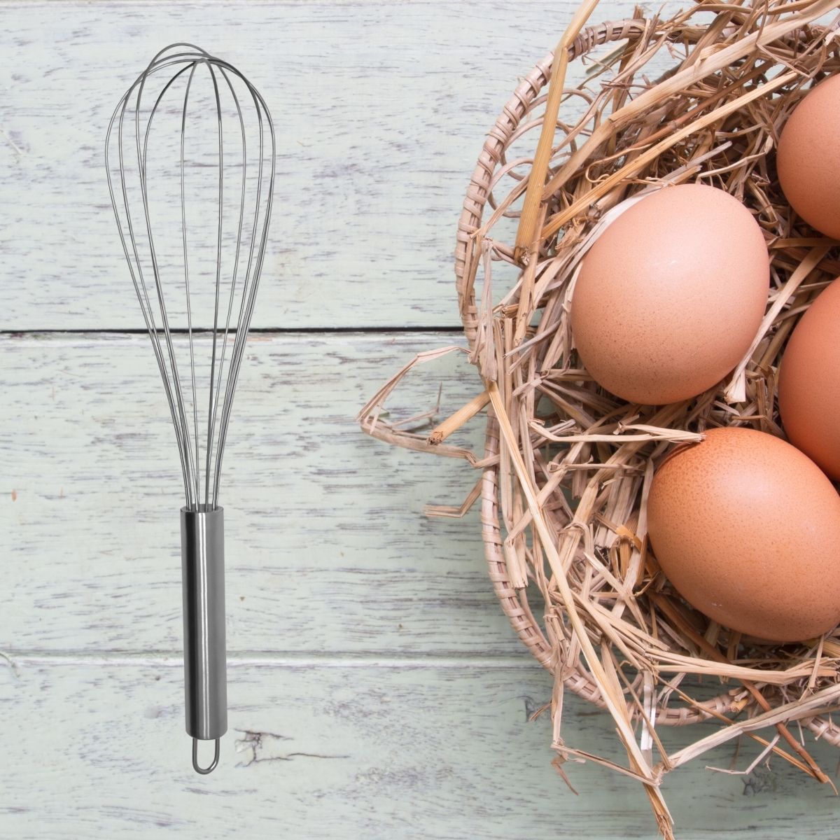 Fouet de cuisine et de pâtisserie en inox 32 cm  Elemental Fackelmann - Mathon - 2